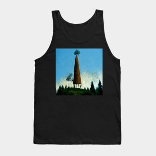 tower tumbling through the trees Tank Top